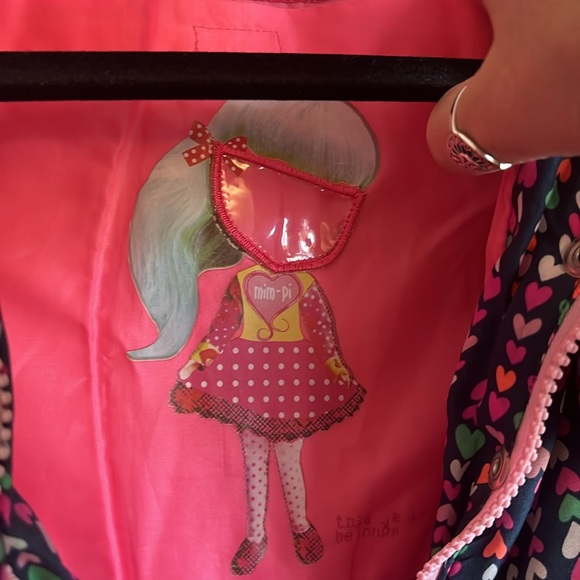 Mim-Pi Girls Coat, Size 4Y - Picture 5 of 6